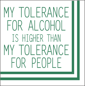 22700- Tolerance for Alcohol